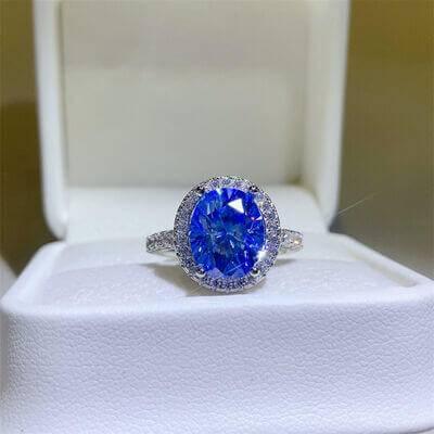 5 Carat Moissanite 925 Sterling Silver Ring - Clothes For Her Online Store