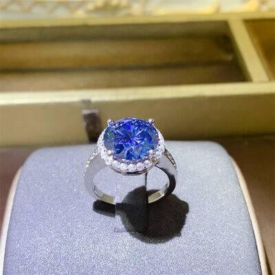 5 Carat Moissanite 925 Sterling Silver Ring - Clothes For Her Online Store