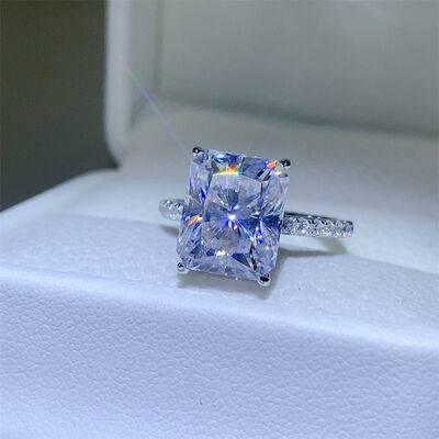 5 Carat Moissanite Zircon 925 Sterling Silver Ring - Clothes For Her Online Store