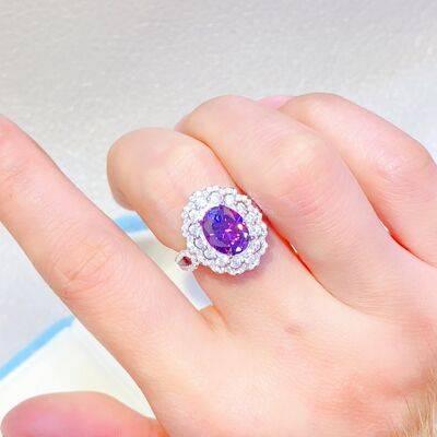 2 Carat Moissanite 925 Sterling Silver Ring - Clothes For Her Online Store