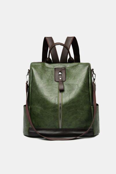 PU Leather Backpack Bag - Clothes For Her Online Store