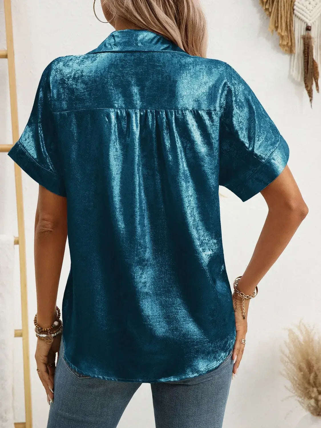 Button Up Short Sleeve Shirt