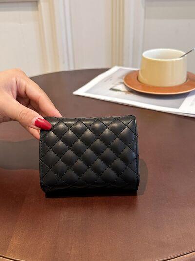 PU Leather Solid Color Wallet - Clothes For Her Online Store