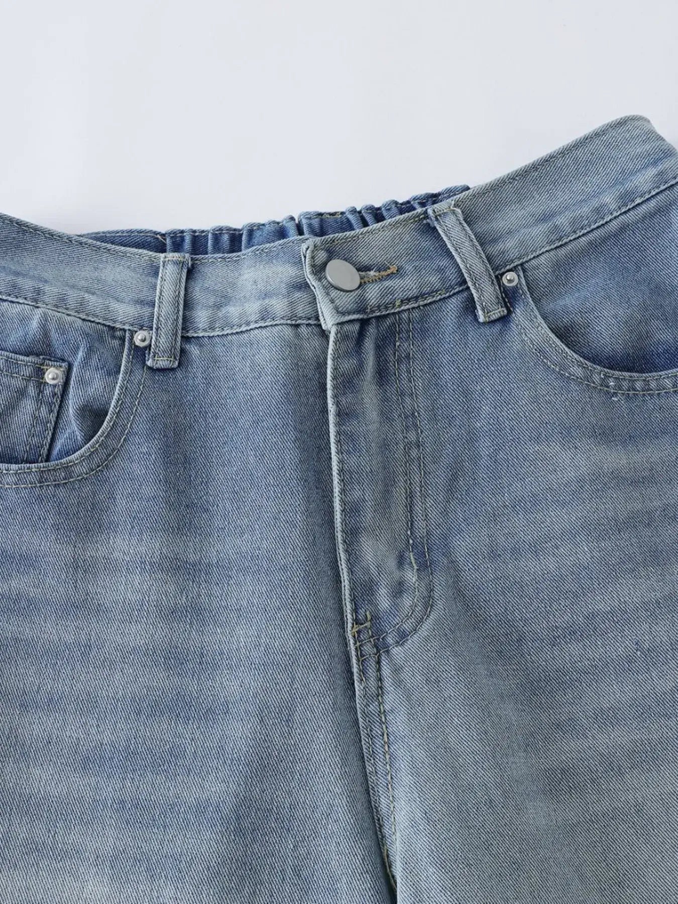 Men's High-Waist Wide Leg Relaxed Fit Jeans