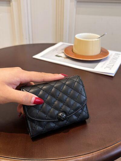 PU Leather Solid Color Wallet - Clothes For Her Online Store