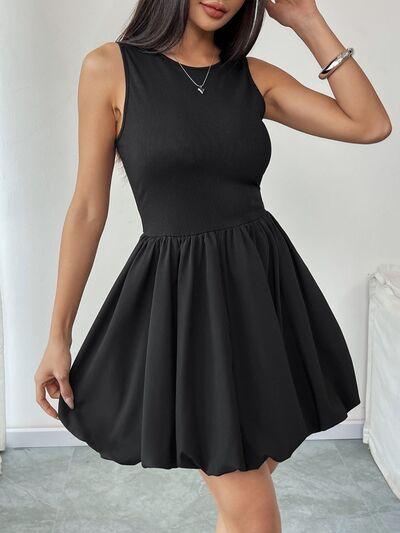 Perfee Ruched Sleeveless Mini Dress - Clothes For Her Online Store