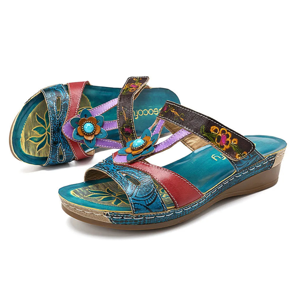Open Toe Wedge Sandals