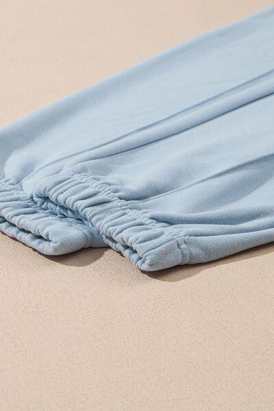 Half Zip Long Sleeve Top and Joggers Set - Clothes For Her Online Store