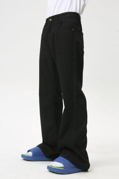 Mid Rise Jeans with Pockets - Clothes For Her Online Store