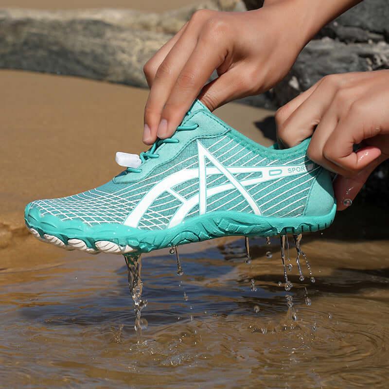 Elastic Lock Laces Mesh Breathable Hike Footwear - Clothes For Her Online Store