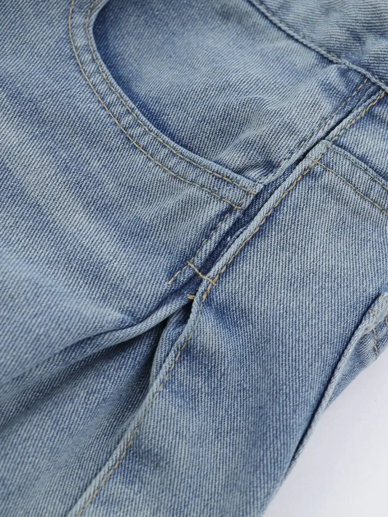 Men's High-Waist Wide Leg Relaxed Fit Jeans