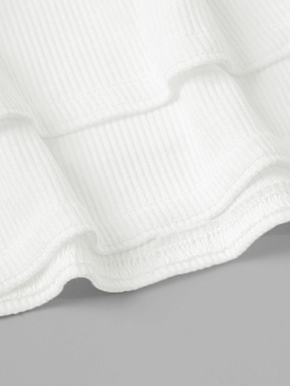 Devine Ruched Layered Mini Skirt - Clothes For Her Online Store