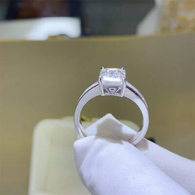 3 Carat Moissanite 925 Sterling Silver Ring - Clothes For Her Online Store