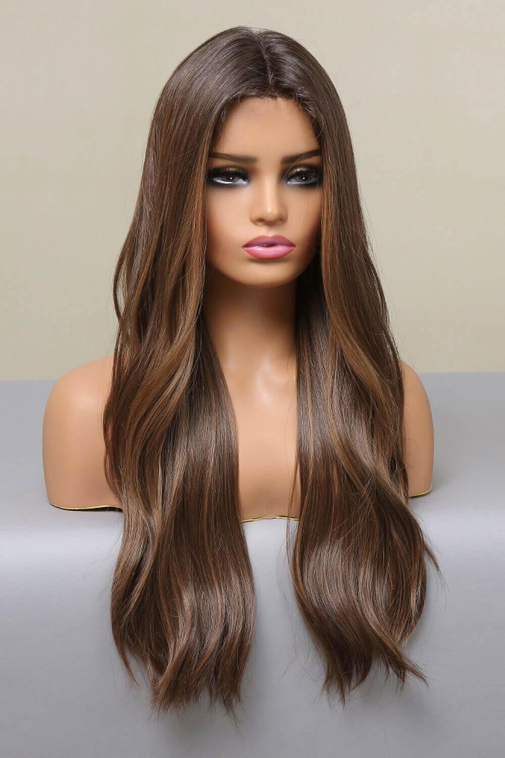13*2" Lace Front Wigs Synthetic Long Wave 26" Heat Safe 150% Density - Clothes For Her Online Store