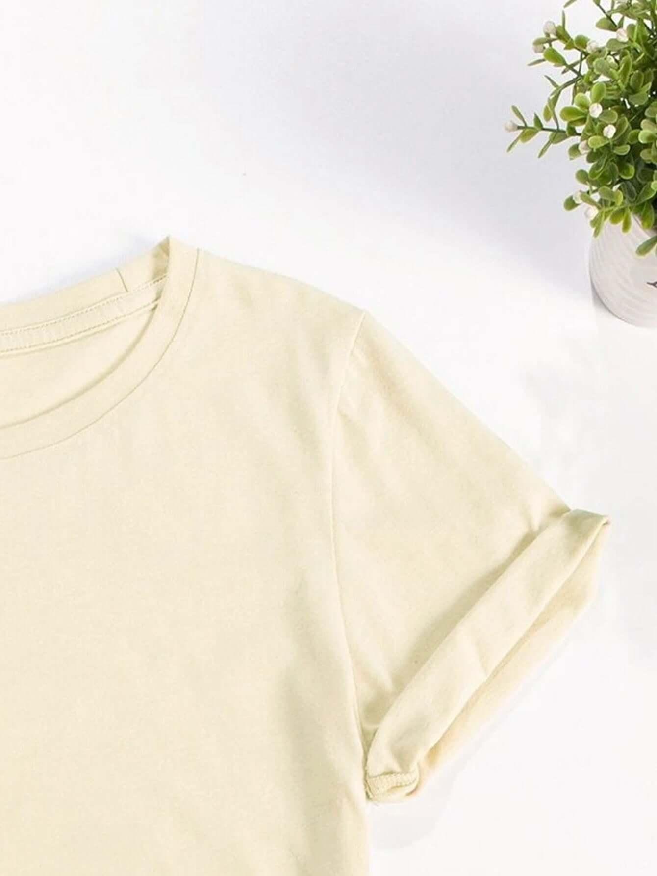 OH FOR PEEPS SAKE Round Neck T-Shirt - Clothes For Her Online Store