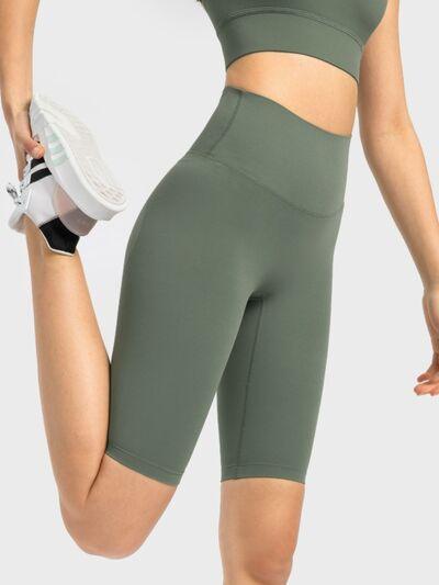 Millennia High Rise Wide Waistband Active Shorts - Clothes For Her Online Store