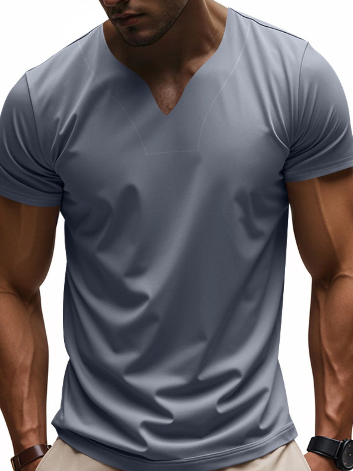 Men's Full Size Short Sleeve T-Shirt Plus Size - Clothes For Her Online Store