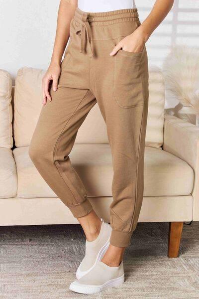 RISEN High Rise Relaxed Joggers - Clothes For Her Online Store