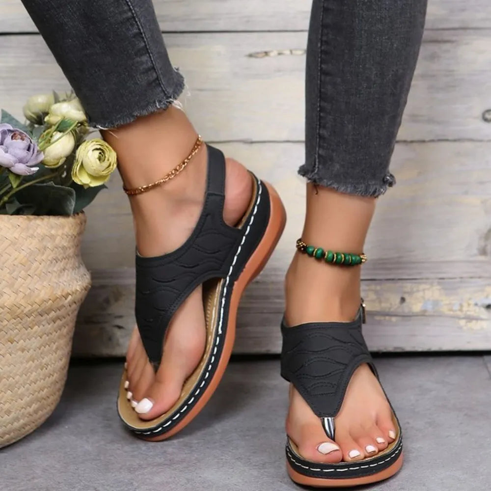 Toe Post Platform Sandals