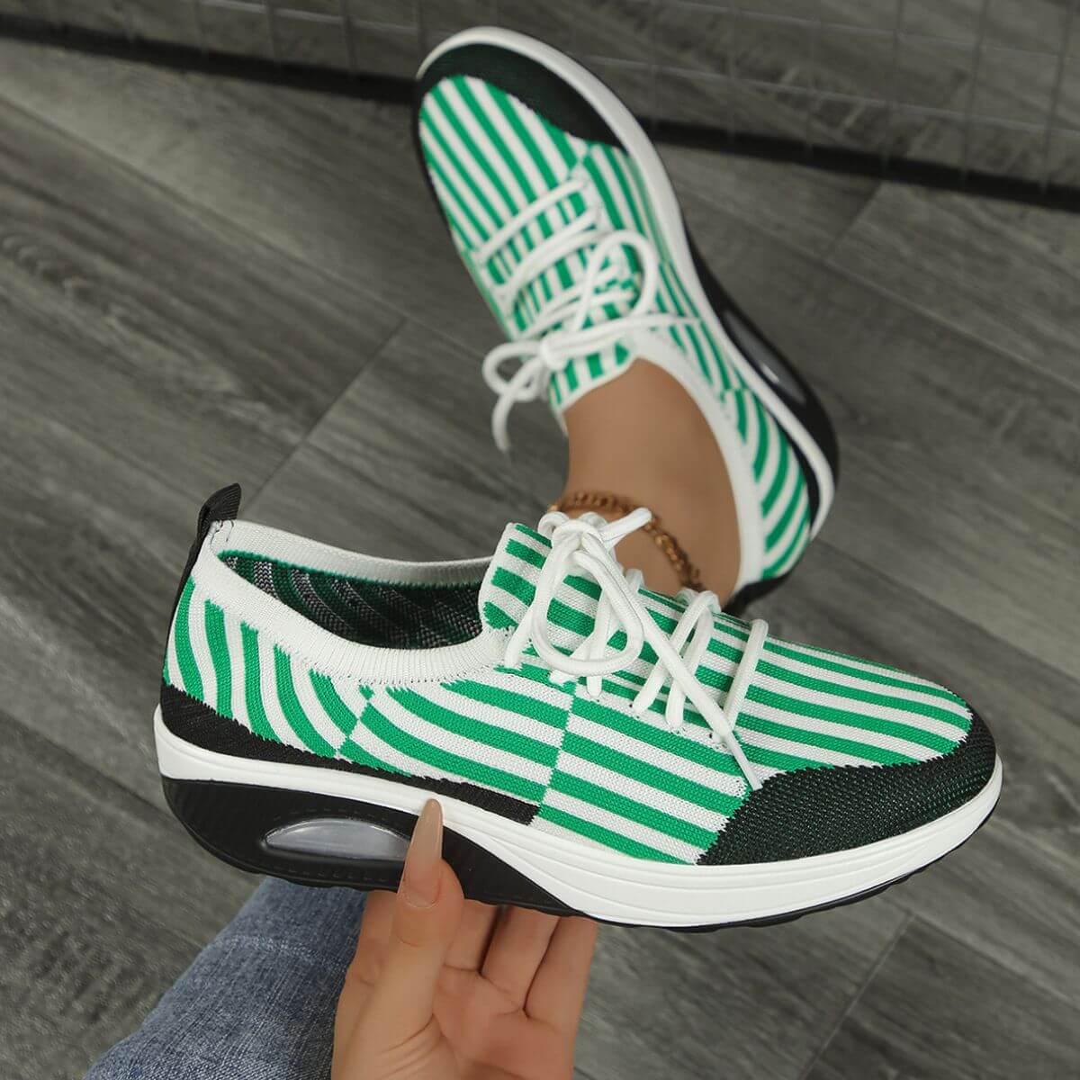 Breathable Mesh Round Toe Athletic - Clothes For Her Online Store