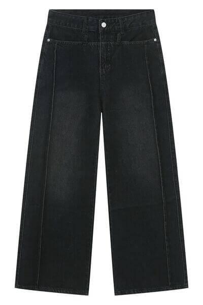 Decorative Seam Jeans - Clothes For Her Online Store