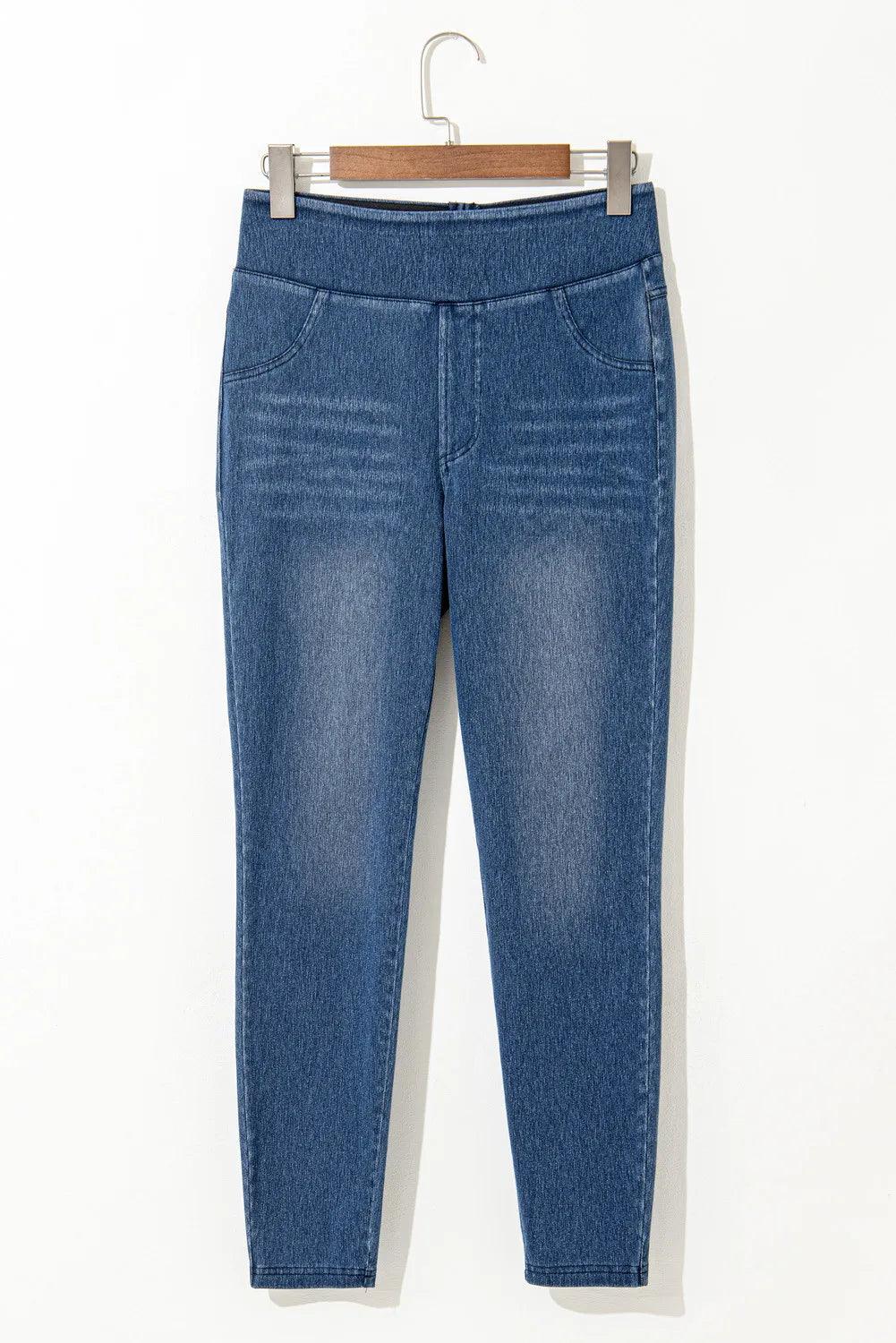 High Waist Skinny Jeans - Clothes For Her Online Store
