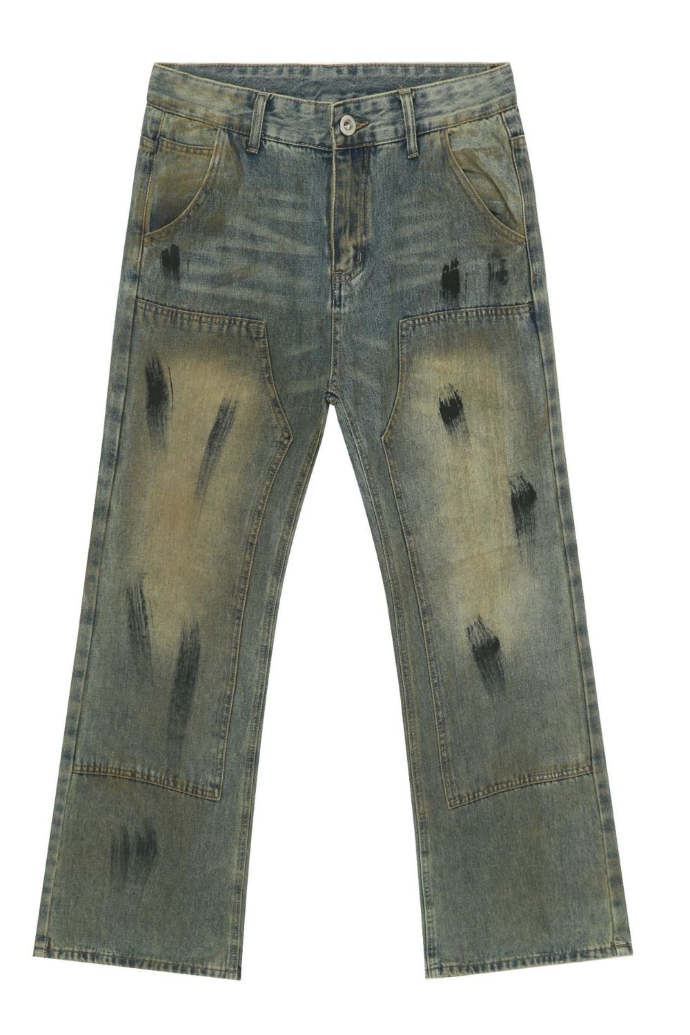 Men's Mid Rise Loose Fit Jeans