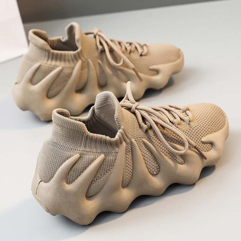 Lace Up Round Toe Mesh Athletic - Clothes For Her Online Store