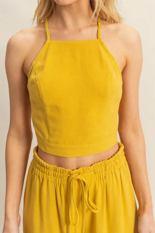 HYFVE Crop Top and Cargo Pants Set