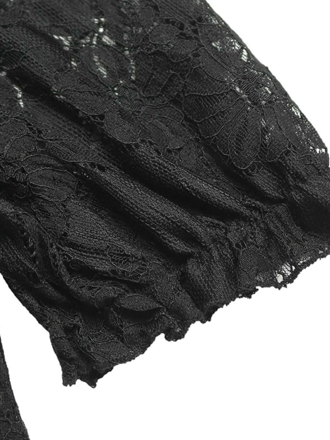 Perfee Button Down Short Sleeve Lace Shirt - Clothes For Her Online Store