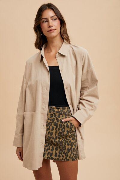 Annie Wear Leopard Denim Mini Skirt - Clothes For Her Online Store