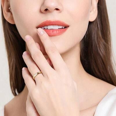 925 Sterling Silver Inlaid Moissanite Ring - Clothes For Her Online Store