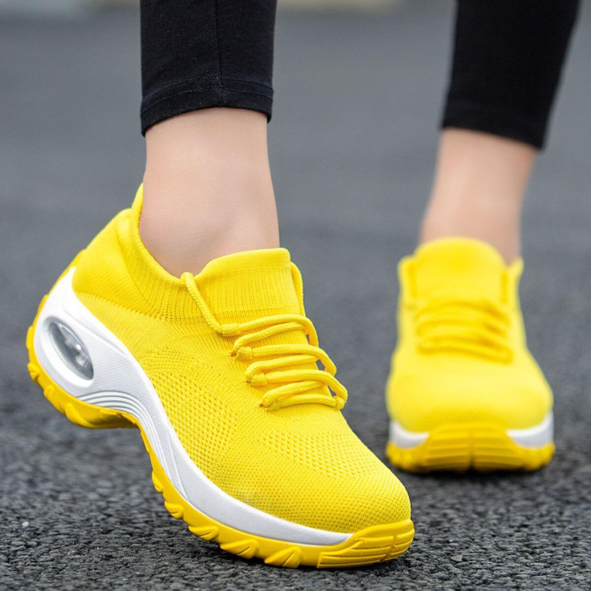 Lace Up Round Toe Platform Athletic - Clothes For Her Online Store