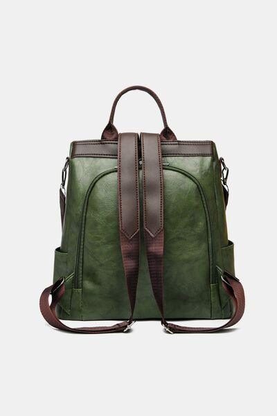 PU Leather Backpack Bag - Clothes For Her Online Store