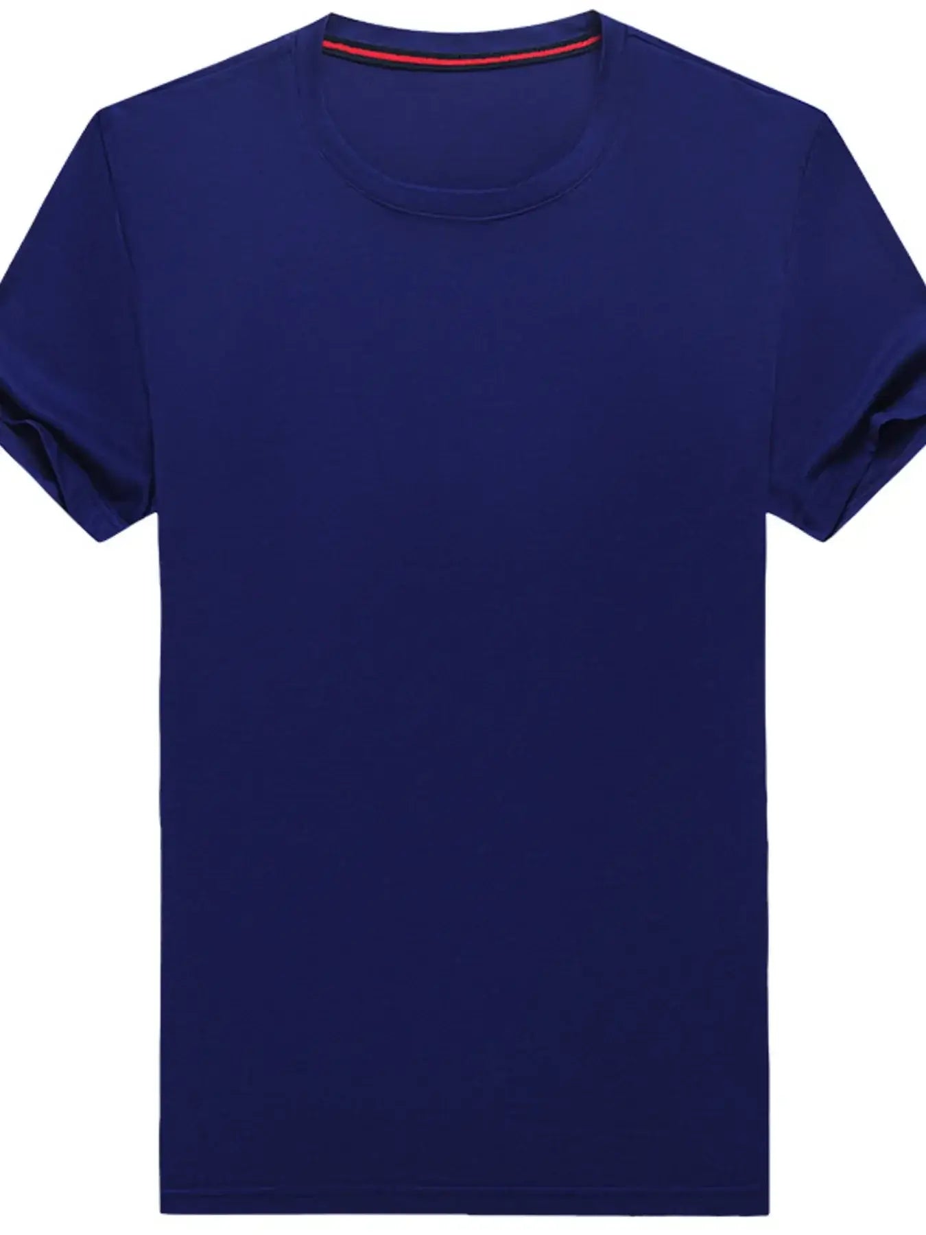 Men's Plus Size Classic Crew Neck Basic T-Shirt