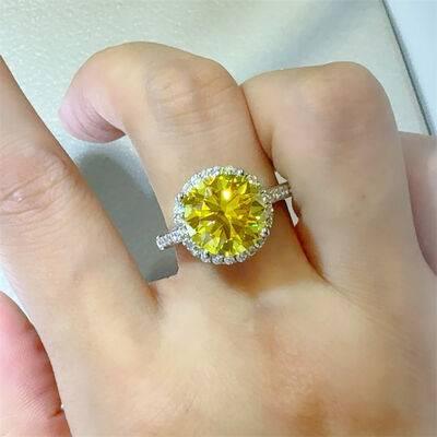 3 Carat Moissanite Zircon 925 Sterling Silver Ring - Clothes For Her Online Store