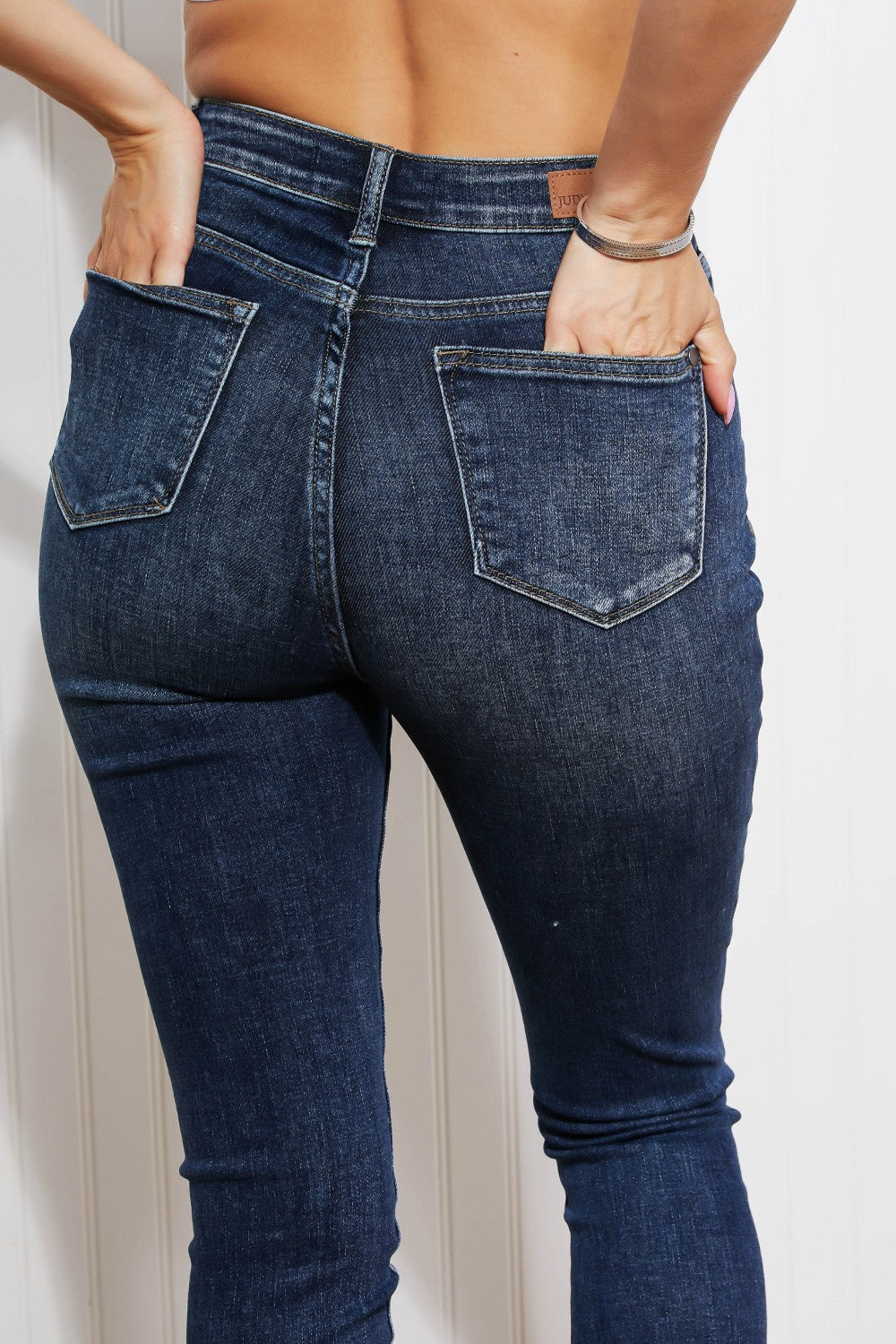 Judy Blue Juliet Full Size Tummy Control Skinny Jeans