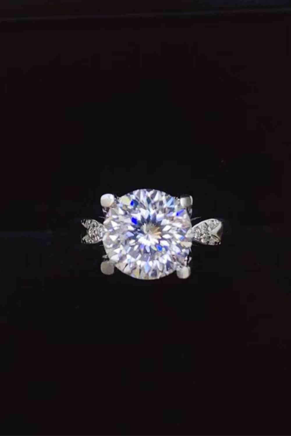 2 Carat Moissanite 925 Sterling Silver Ring - Clothes For Her Online Store