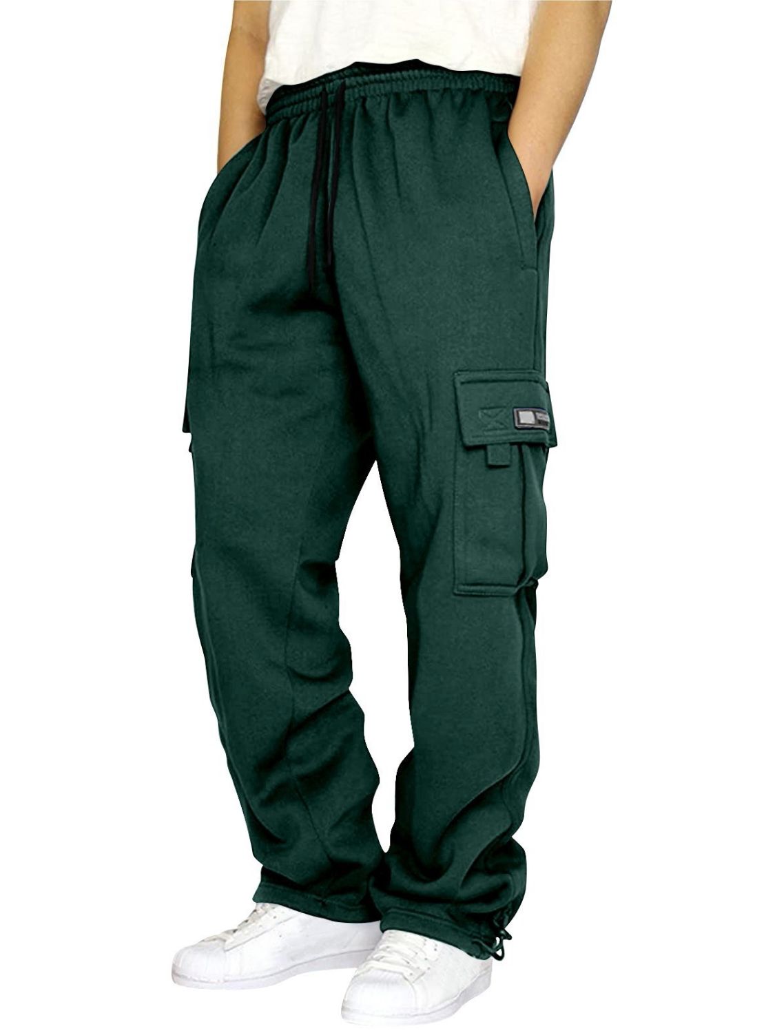 Men's Full Size Drawstring Pants Plus Size