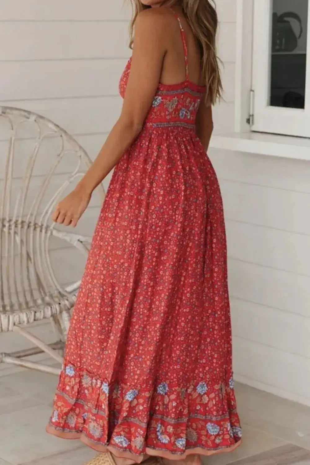 Printed Maxi Cami Dress