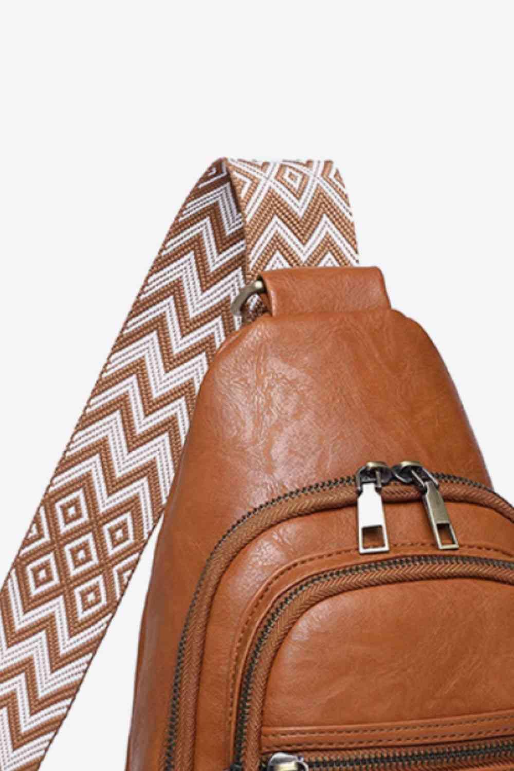 Adored It's Your Time PU Leather Sling Bag - Clothes For Her Online Store