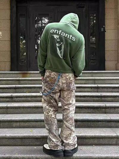 Men's Twig Camouflage Cargo Jeans - Clothes For Her Online Store