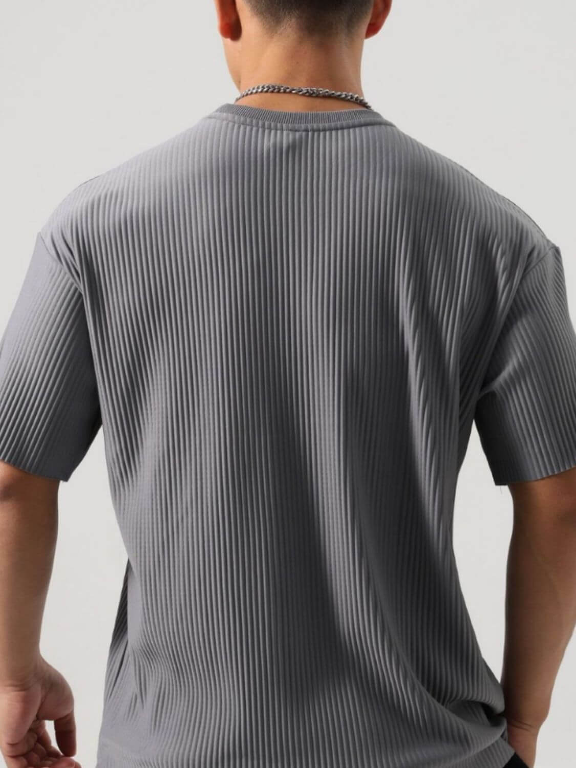 Men's Plus Size Round Neck Half Sleeve T-Shirt