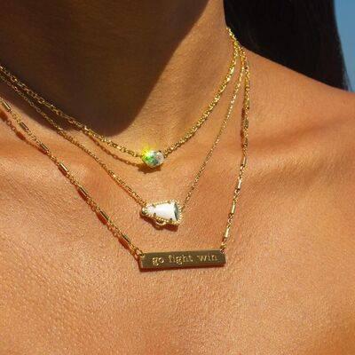 Sporty Element Resin Necklace - Clothes For Her Online Store