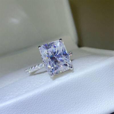 5 Carat Moissanite Zircon 925 Sterling Silver Ring - Clothes For Her Online Store