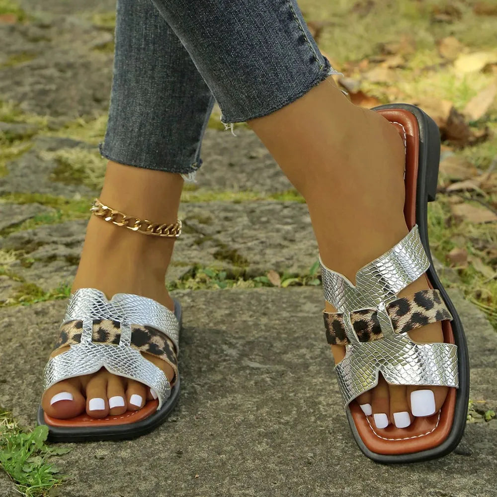 Open Toe Flats Sandals