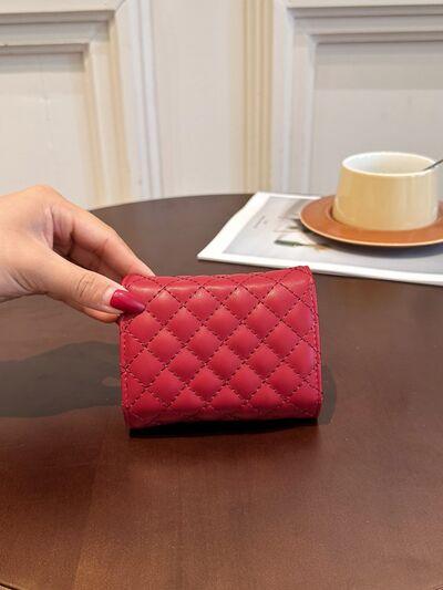 PU Leather Solid Color Wallet - Clothes For Her Online Store