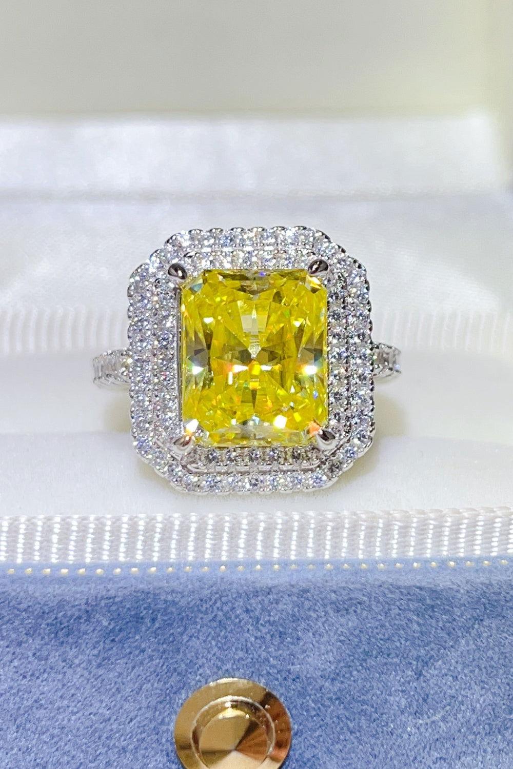 2 Carat Moissanite 925 Sterling Silver Ring - Clothes For Her Online Store