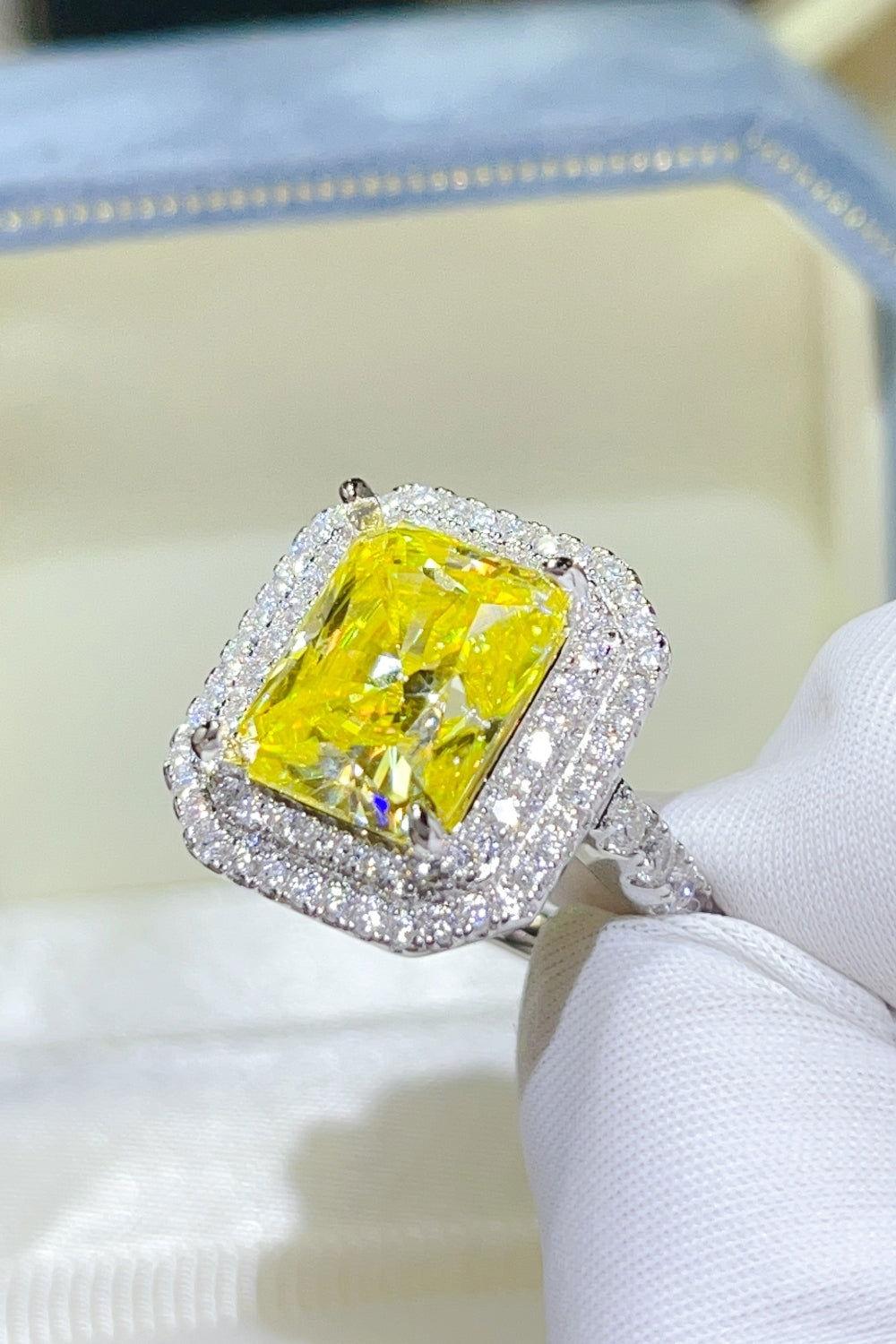 2 Carat Moissanite 925 Sterling Silver Ring - Clothes For Her Online Store