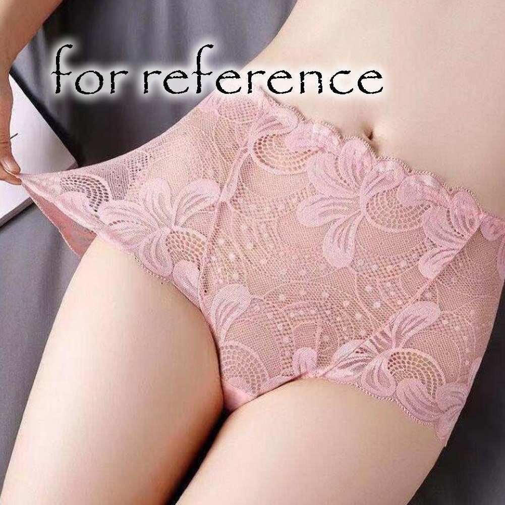2 Pcs Flower Mesh Women Lace Sexy Bikini Panties Plus Size Boyshorts Panties Underwear,Beige White - Clothes For Her Online Store